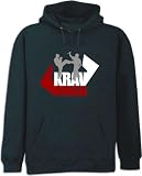 SWEATSHIRT BLACK ' M ' KRAV MAGA