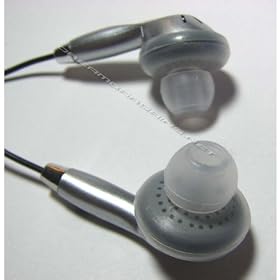 White/Clear Earbud Covers for earphones