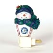 Seattle Mariners MLB Home Run Snowman Night Light (5")