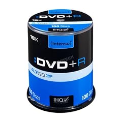 Intenso DVD+R 16x Speed 4,7GB (100er Spindel DVD+Rohlinge)