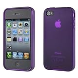 Speck Products See Thru Satin Soft Touch Hard Shell Case for iPhone 4 (Purp ....