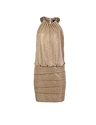 Halter Cocktail Crinkled Party Dress 