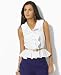 Lauren by Ralph Lauren Top, Iona Sleeveless Ruffled
