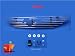94 95 96 97 98 Ford Mustang 1pc Upper Billet Grille (Logo Area Trimmed)