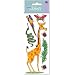 The Wild Dimensional Stickers-Giraffe & Parrot
