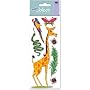 The Wild Dimensional Stickers-Giraffe & Parrot