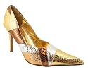 COLORBLOCK SNAKE PATCHWORK HEEL