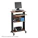 Safco Muv Stand-up Workstation, Cherry