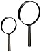 BAZIC Round Handheld Magnifier Sets, 3.5 x 2.5 Inch, 2 Per Pack