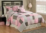 Pink Tyler Twin Quilt