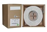Offex Wholesale 16/4 (16AWG 4C) 65 Strand/0.16mm Speaker Cable, CM / Inwall Rated, Oxygen-Free, White, 500 ft, Pullbox
