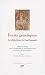 Ecrits gnostiques : La bibliothèque de Nag Hammadi Ecrits gnostiques : La bibliothèque de Nag Hammadi