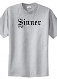Big Mens Sinner T-Shirt (Big & Tall and Regular Sizes)