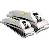Harperton Klipit Nail Clipper Set - Fingernail + Toenail - Stainless Steel