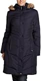 AK Anne Klein Women's 3/4 Down Coat With Quilted Snap Placket