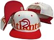 Atlanta Hawks White/Red Two Tone Plastic Snapback Adjustable Plastic Snap Back Hat / Cap
