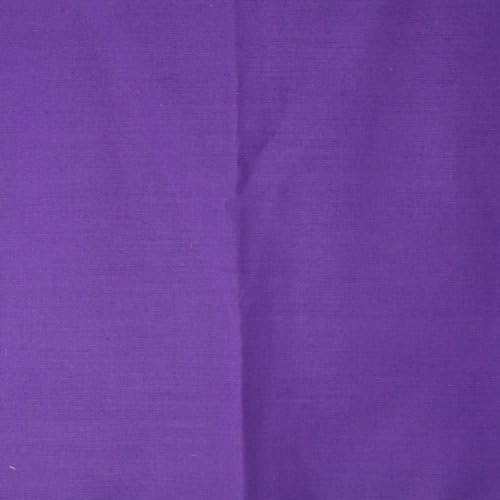 2pcs Solid Color 20" 50cm Cotton Neckerchief Bandana Scarf Headband Tie Team (Purple Dark)