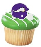 NFL Minnesota Vikings Cupcake Rings 12 Pack