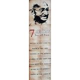 Gandhi Seven Deadly Social Sins, Face Art Poster Print - 12x36