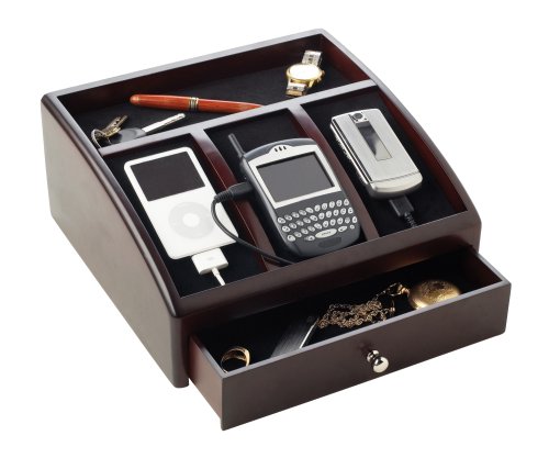 Mark Feldstein VL8C Charging Valet, Cherry