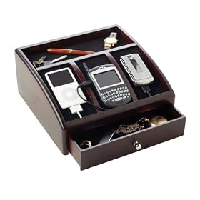 Mark Feldstein VL8C Charging Valet, Cherry
