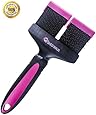 Pet Grooming Slicker Brush for Shedding Dogs and Cats | Dog Brush Detangle Long Medium and Short, Hair Reduces Pet Dander By Shed Ninja
