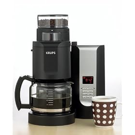 Krups KM7000 Coffee Maker, Grinder Pro
