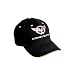 C5 Corvette Black Hat with Yellow Brim Piping and Eyelets