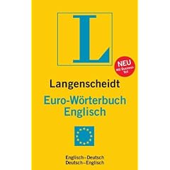 Langenscheidt Euro-W�rterbuch Englisch: Englisch-Deutsch / Deutsch-Englisch. Rund 50 000 Stichw�rter und Wendungen