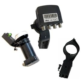 Sky Quad LNB and adapter for older dishes