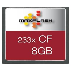 Maxflash Compact Flash (CF) Card 8GB Speicherkarte (original Handelsverpackung)