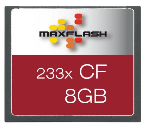 Maxflash Compact Flash (CF) Card 8GB Speicherkarte (original Handelsverpackung) Preisvergleich