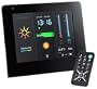 Intenso Weather Man Digitaler Bilderrahmen (17,8 cm (7 Zoll) Display) mit Funkwetterstation schwarz
