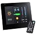 Intenso Weather Man Digitaler Bilderrahmen (17,8 cm (7 Zoll) Display) mit Funkwetterstation