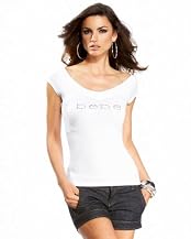 Double V Neck Logo Tee
