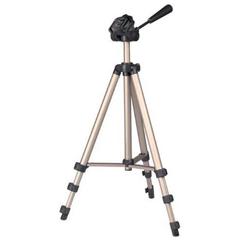 DURAGADGET 125cm size professional tripod stand with quick release and Free Case for for Canon FS200 (32 GB) Flash Media