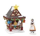 Alpine Village from Department 56 Christmas Market, Tree Topper Booth Accesssory