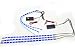108 RED LEDs Battery Operated Motorcycle Accent Light Kit Ultra Bright LED Strips wit...