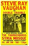Stevie Ray Vaughan and Double Trouble Concert Poster