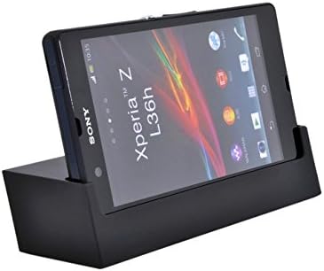 Noarks ® Desktop Dock Sync Cradle Charger Phone Charging For Sony Xperia Z L36H C6602 C6603 (Sony Xperia Z L36H Black)