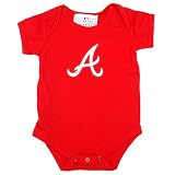 Atlanta Braves Newborn Logo Creeper by Pine Sports