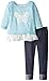 Little Lass Little Girls' 2 Piece Legging Set Rouching Sweater Knit