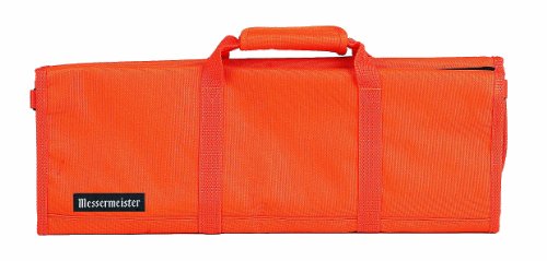 Messermeister 12-Pocket Padded Knife Roll, Orange Messermeister 12-Pocket Padded Knife Roll, Orange
