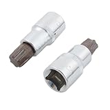 uxcell　ソケットビット　ドライバードライブソケット　　　面取り端　自動車トラック　腐食防止　修理ツール