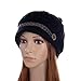 ANDI ROSETM Slouch Beanies Button Hats Knitted Crochet Baggy Skullies Beret Cap Hat for Women Winter Ski Party
