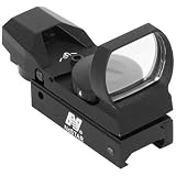 UAG Tactical 4 Reticle Red Dot Open Reflex Sight with Weaver-Picatinny Rail Mount