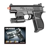 UKARMS Airsoft gun M-777R with Laser Site