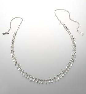 Limited Collection Diamanté Drop Chain Necklace