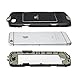iPhone 6 Case: LongRise Slim Defender iPhone 6s Hybrid Rubber Silicone+PC Running Case with Touch ID and Hook for iPhone 6 6S 4.7 inch (Black+Army Green)