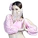 BellyLady Belly Dance Tribal Face Veil With Beads, Valentine's Gift Idea